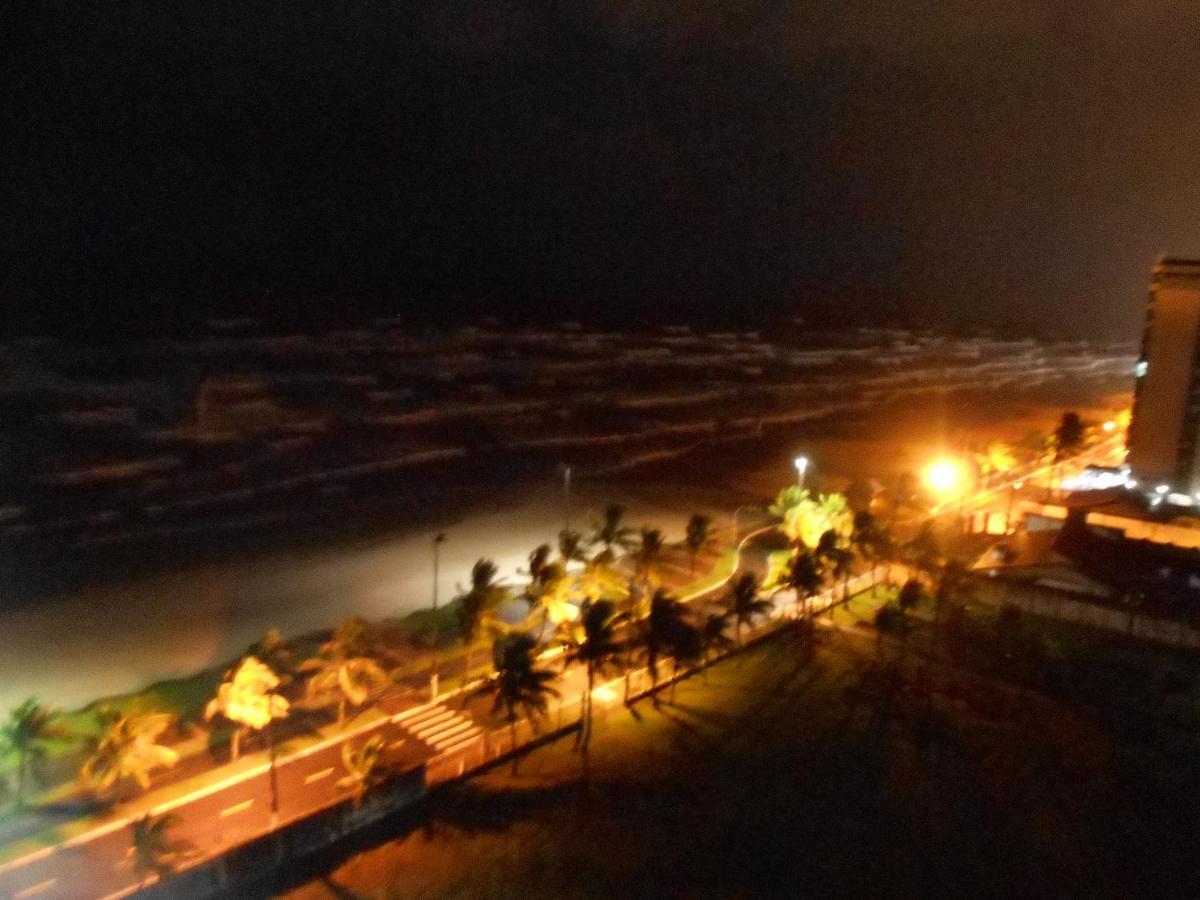 Apto Varanda Gourmet Frente Ao Mar Praia Grande (Santos) Luaran gambar