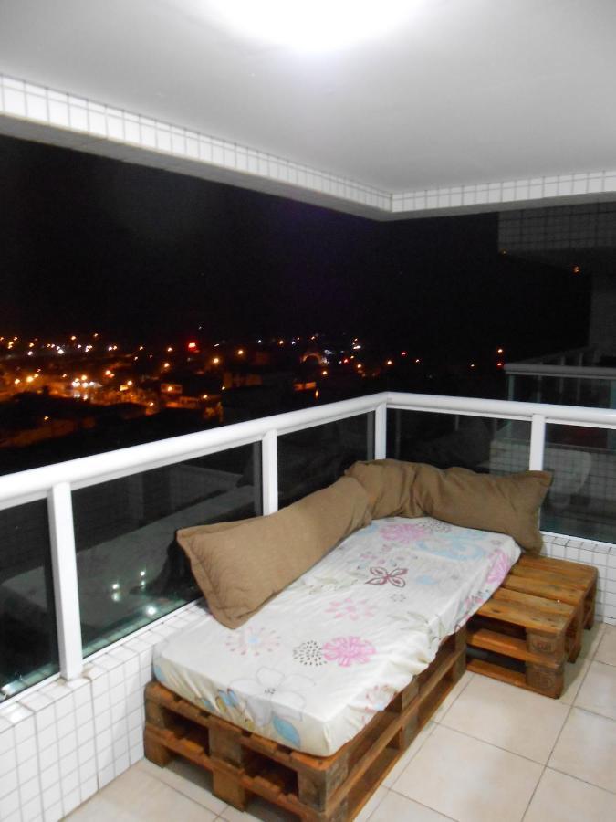 Apto Varanda Gourmet Frente Ao Mar Praia Grande (Santos) Luaran gambar